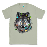 Matcha Christmas with wolf Classic Tee - RanaPortraitStore