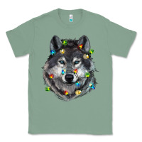 Sage Christmas with wolf Classic Tee - RanaPortraitStore