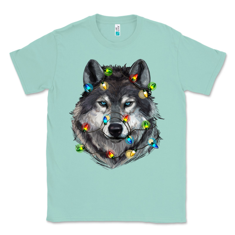 Christmas With Wolf Classic Tee by RanaPortraitStore | Teevron