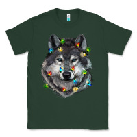 Sports Green Christmas with wolf Classic Tee - RanaPortraitStore