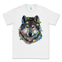White Christmas with wolf Classic Tee - RanaPortraitStore