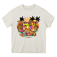 Cream summer vibes2 Heavy Core Tee - JahusDesignShop