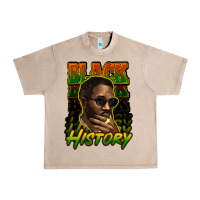 French Oak Black history afro man Urban Heavy Tee - HowdyJamesFarm