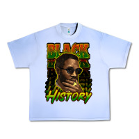 Grape Ice Black history afro man Urban Heavy Tee - HowdyJamesFarm