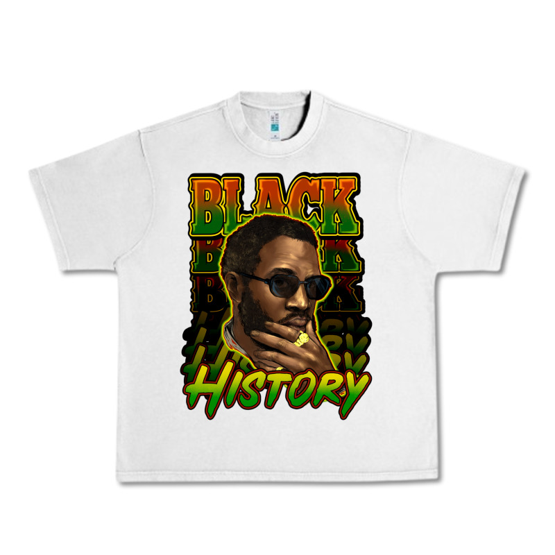 Black History Afro Man Urban Heavy Tee by HowdyJamesFarm | Teevron