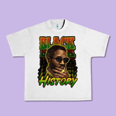 Black History Afro Man Urban Heavy Tee Designed By Howdyjamesfarm