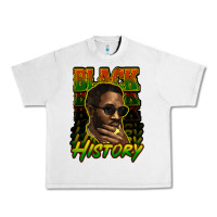 Lunar Rock Black history afro man Urban Heavy Tee - HowdyJamesFarm