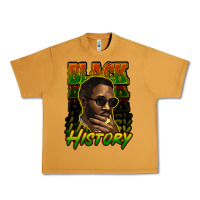 Peanut Butter Black history afro man Urban Heavy Tee - HowdyJamesFarm