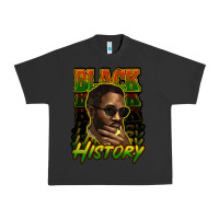Pigment Black Black history afro man Urban Heavy Tee - HowdyJamesFarm