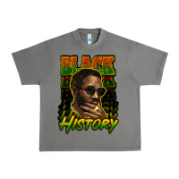 Tornado Black history afro man Urban Heavy Tee - HowdyJamesFarm