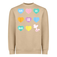 Mushroom peanuts valentine candy heart Heavyweight Sweatshirt - longCreatives