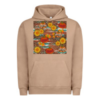Pigment Burro pumpkin plaid sunflower seamless Urban Hoodie - AdoDesignShop