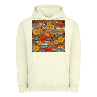 Pigment Pistachio pumpkin plaid sunflower seamless Urban Hoodie - AdoDesignShop