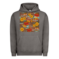 Pigment Tornado pumpkin plaid sunflower seamless Urban Hoodie - AdoDesignShop
