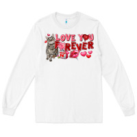 White Love you forever Long Sleeve Tee - FaDigitalArtStudio