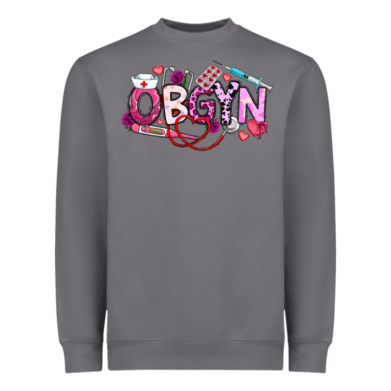 Valentine Obgyn Heavyweight Sweatshirt by CowhideDigitalArt | Teevron