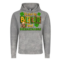 Cloud Rock St. Patrick's Fueled by beer and shenanigangs Vintage Hoodie - OliviaCreatesArt