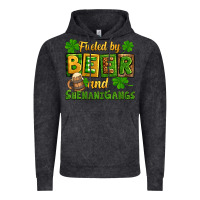 Vintage Black St. Patrick's Fueled by beer and shenanigangs Vintage Hoodie - OliviaCreatesArt