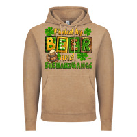 Vintage Coffee St. Patrick's Fueled by beer and shenanigangs Vintage Hoodie - OliviaCreatesArt