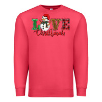 Cardinal love christmas snowman Premium Sweatshirt - BarkalooDesign