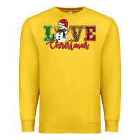 Lemon love christmas snowman Premium Sweatshirt - BarkalooDesign