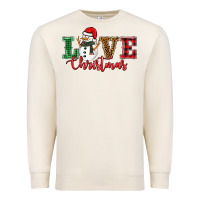 Sandshell love christmas snowman Premium Sweatshirt - BarkalooDesign