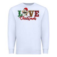 White love christmas snowman Premium Sweatshirt - BarkalooDesign