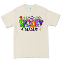 Bone Halloween Spooky Mama Premium Tee - texasbilliewilder