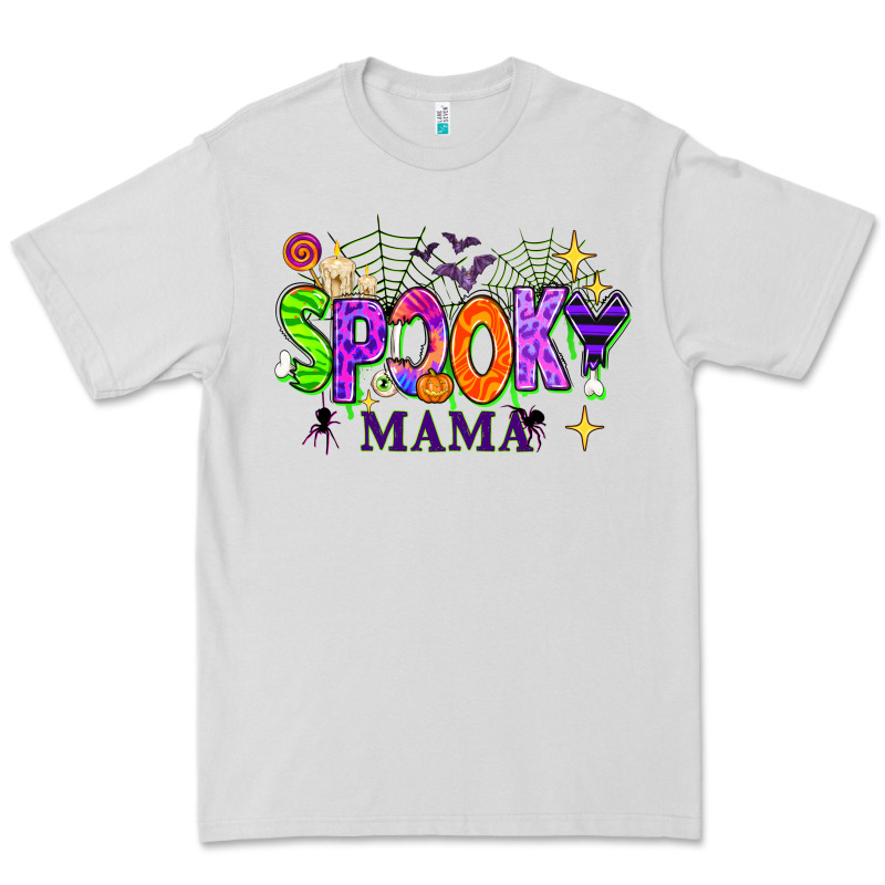 Halloween Spooky Mama Premium Tee by texasbilliewilder | Teevron