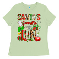 Matcha santa's favorite lvn Ladies Tee - texasbilliewilder