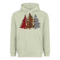 Matcha christmas trees Heavyweight Hoodie - BarkalooDesign