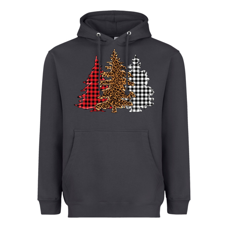 Christmas Trees Heavyweight Hoodie by BarkalooDesign | Teevron