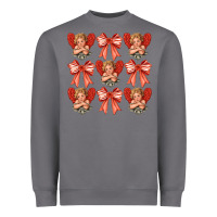 Storm Valentines Eros and bow Heavyweight Sweatshirt - CowhideDigitalArt