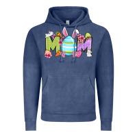 Vintage Denim Easter mom Vintage Hoodie - OliviaCreatesArt