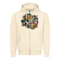 Sandshell bull skull leopard cowhide sunflower texas map Zipper Hoodie - Artiststas