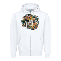 Bull Skull Leopard Cowhide Sunflower Texas Map Zipper Hoodie | Teevron