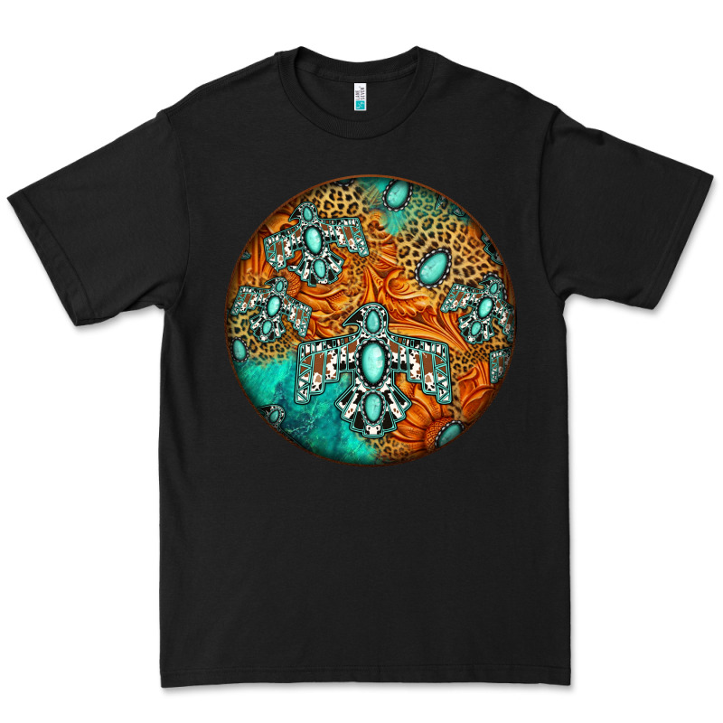 Western Pattern Circle Premium Tee by Jasminsmagicworld | Teevron