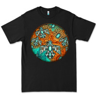 Black western pattern circle Premium Tee - Jasminsmagicworld