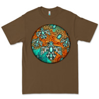 Cacao western pattern circle Premium Tee - Jasminsmagicworld