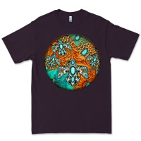 Plum western pattern circle Premium Tee - Jasminsmagicworld
