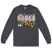 Smoke Happy Easter Long Sleeve Tee - OliviaCreatesArt