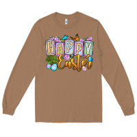 Toasted Coconut Happy Easter Long Sleeve Tee - OliviaCreatesArt