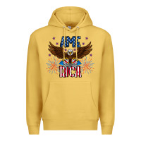 Antique Gold America eagle Premium Hoodie - CowhideDigitalArt
