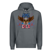 Rock America eagle Premium Hoodie - CowhideDigitalArt