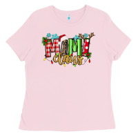 Bubblegum Pink mimi claus Ladies Tee - texasbilliewilder