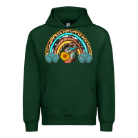 Forest Green cowboy boots and hat rainbow Urban Hoodie - AdoDesignShop