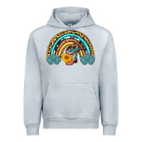 Heather Grey cowboy boots and hat rainbow Urban Hoodie - AdoDesignShop