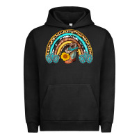 Pigment Black cowboy boots and hat rainbow Urban Hoodie - AdoDesignShop