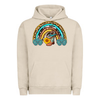 Pigment French Oak cowboy boots and hat rainbow Urban Hoodie - AdoDesignShop