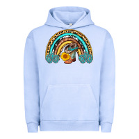 Pigment Grape Ice cowboy boots and hat rainbow Urban Hoodie - AdoDesignShop